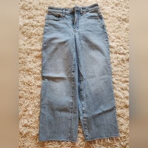 Madewell The Curvy Perfect Vintage Wide Leg Cropped Jean